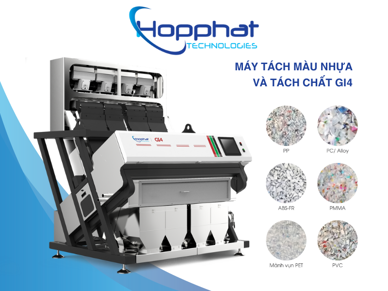 MÁY TÁCH MÀU NHỰA VÀ TÁCH CHẤT GI4/GI*4