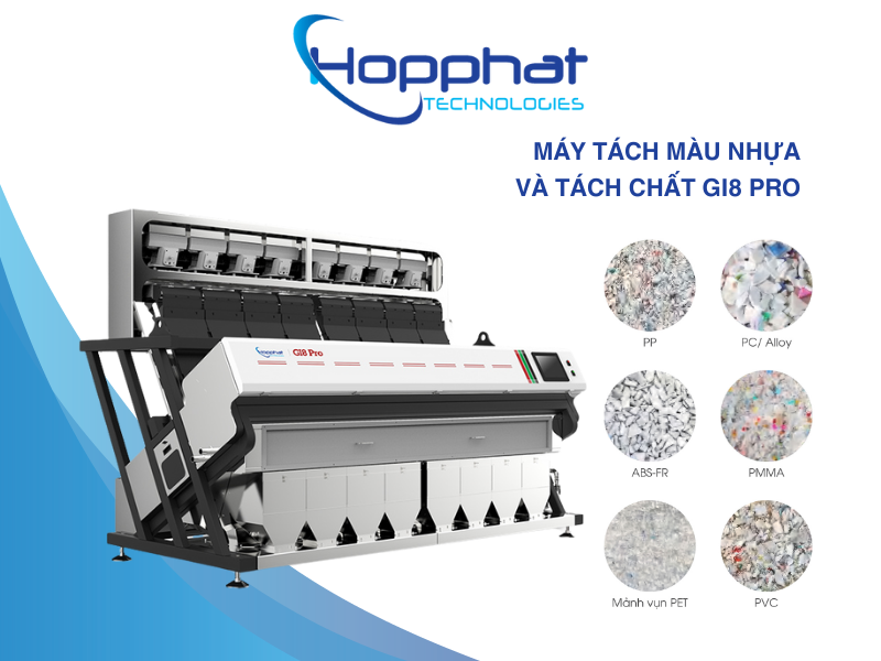 MÁY TÁCH MÀU VÀ TÁCH CHẤT NHỰA GI8/GI*8 PRO