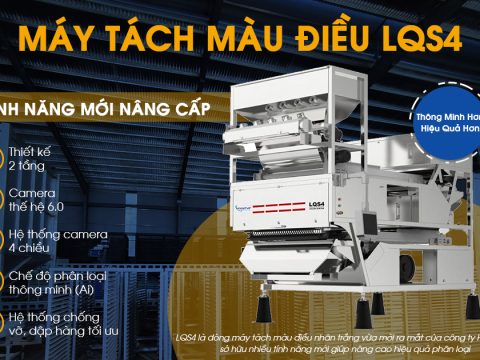 Máy bắn màu điều nhân trắng LQS4